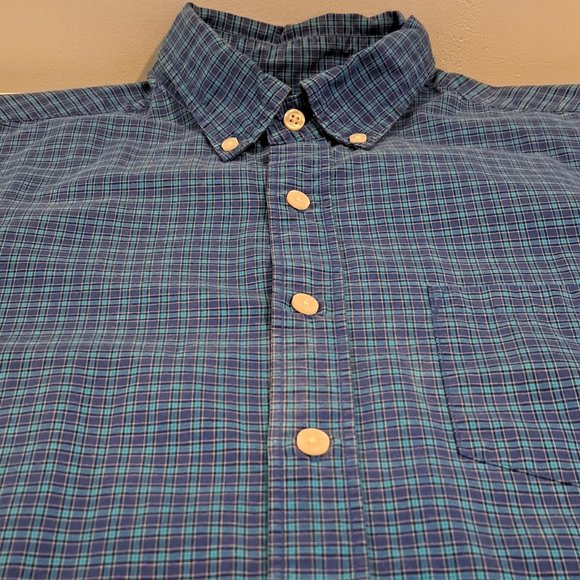 J. Crew Men's Small Regular Fit Long Sleeve Button Down Plaid Shirt - Picture 6 of 12